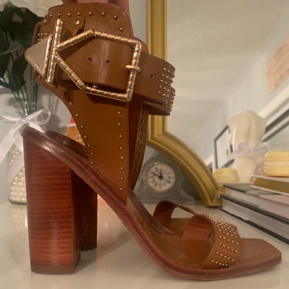 IVY KIRZHNER Volt Leather Studded Heeled Sandals - Picture 4 of 10